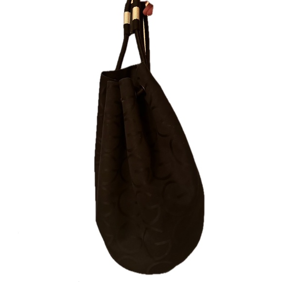 RARE Gucci Black GG Monogram Canvas Sling Backpack Bag - Picture 5 of 6